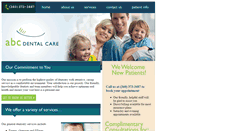 Desktop Screenshot of abc-dental.net