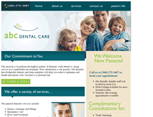 Tablet Screenshot of abc-dental.net
